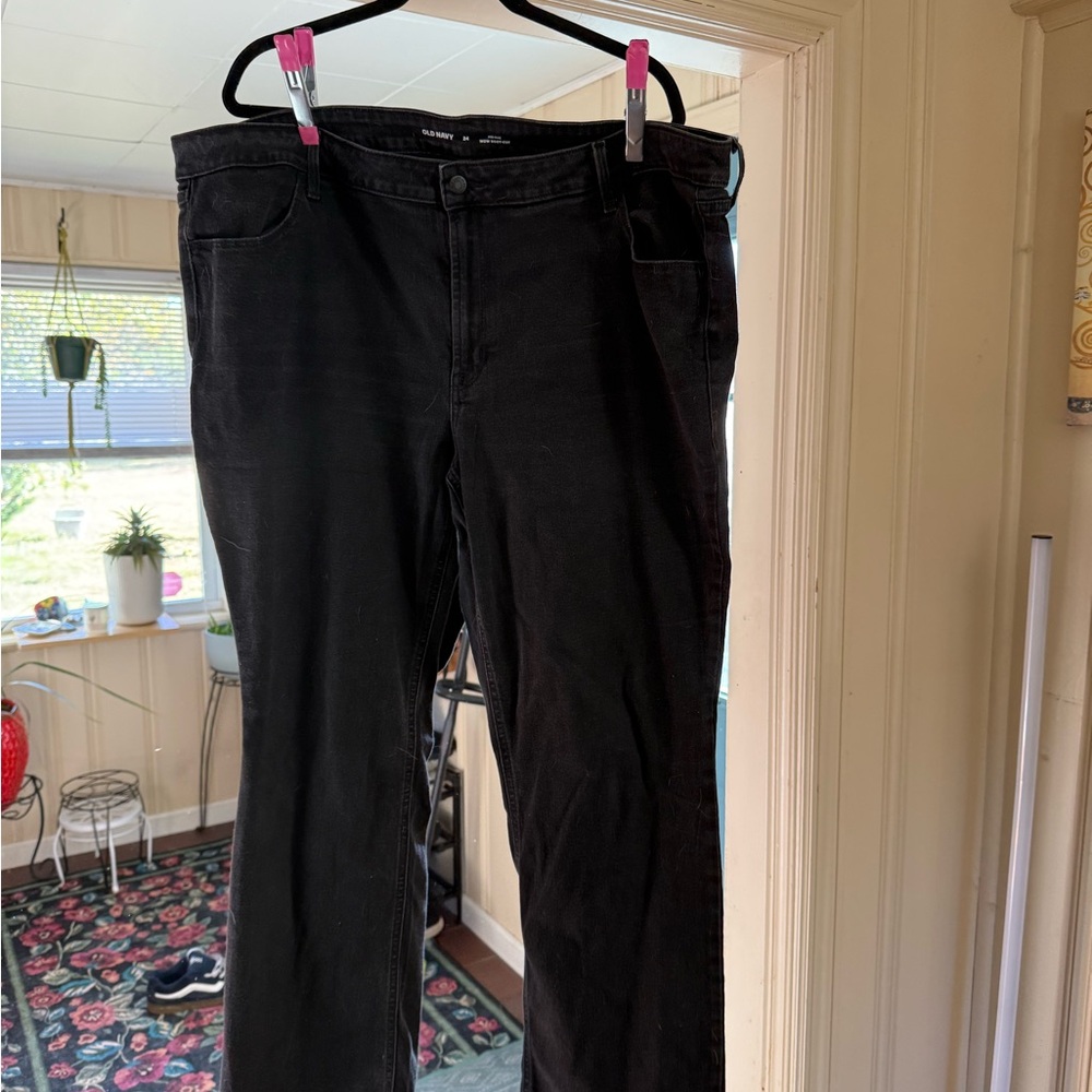 Old Navy Women's Black Boot Cut Jeans